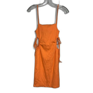 Zara Orange Cutout Mini Dress Size Small